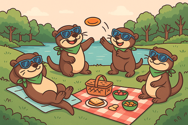 Otter mascot
